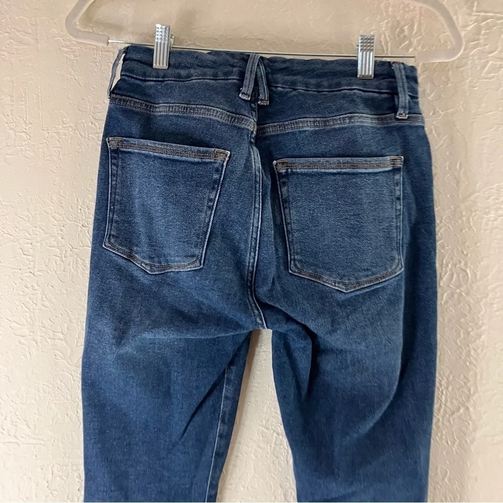 Good American Good Legs High Waisted Skinny Jeans in Blue 518 - Picture 8 of 10